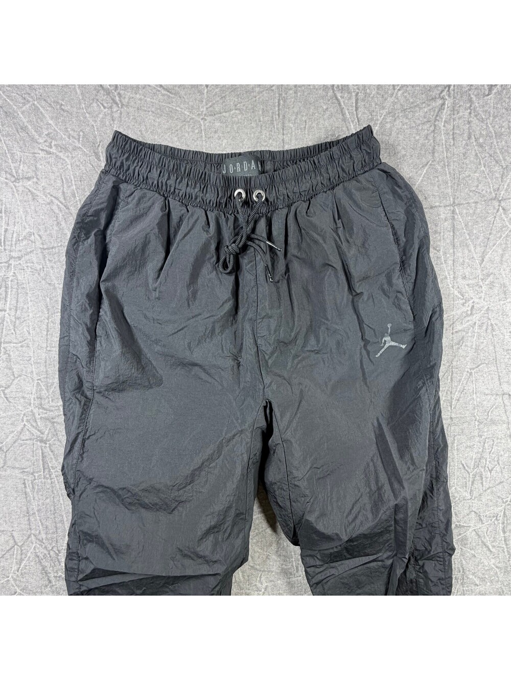 Air Jordan Windbreaker Joggers Pocket Mens S Black Pants